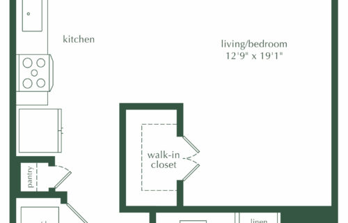 Designing Your Dream Studio - luxury studio apartment floor plan